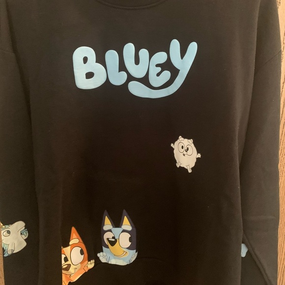 Kids Bluey Black Sweatshirt - Picture 6 of 7